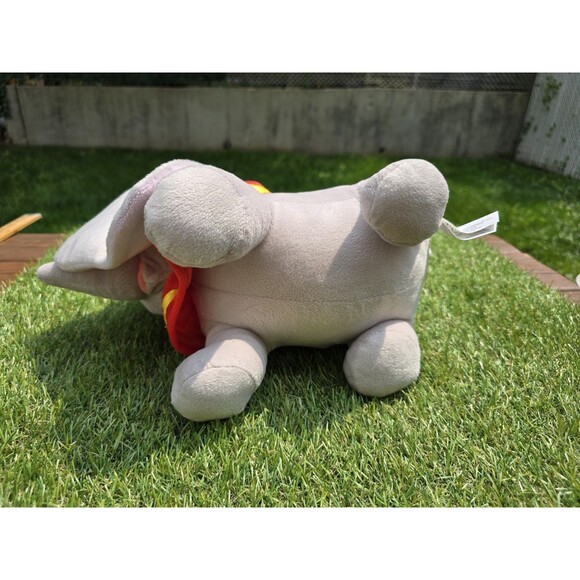 DUMBO THE FLYING ELEPHANT 12" PLUSH STUFFED ANIMAL WALT DISNEY WORLD EUC - Picture 9 of 12
